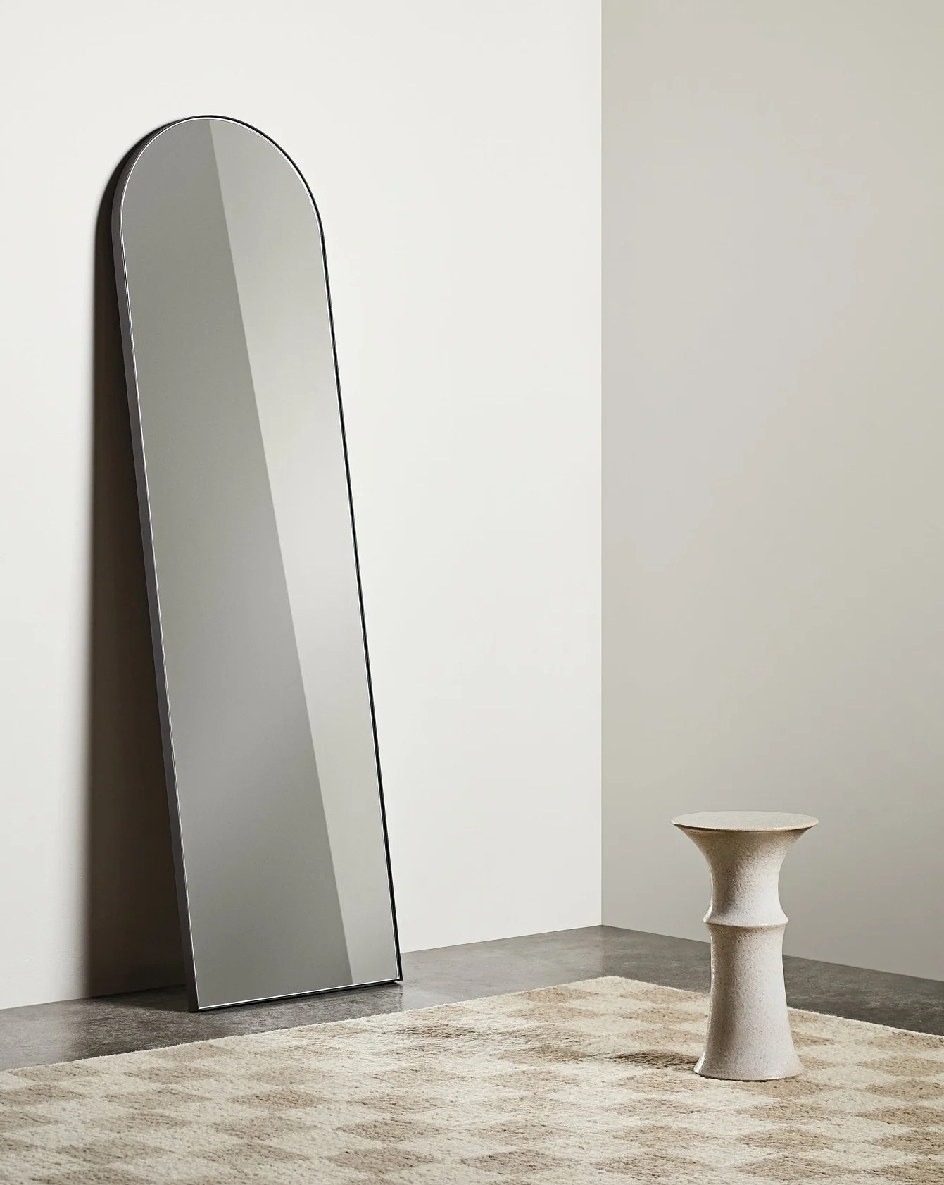 Theo Floor Mirror Black - Image 2